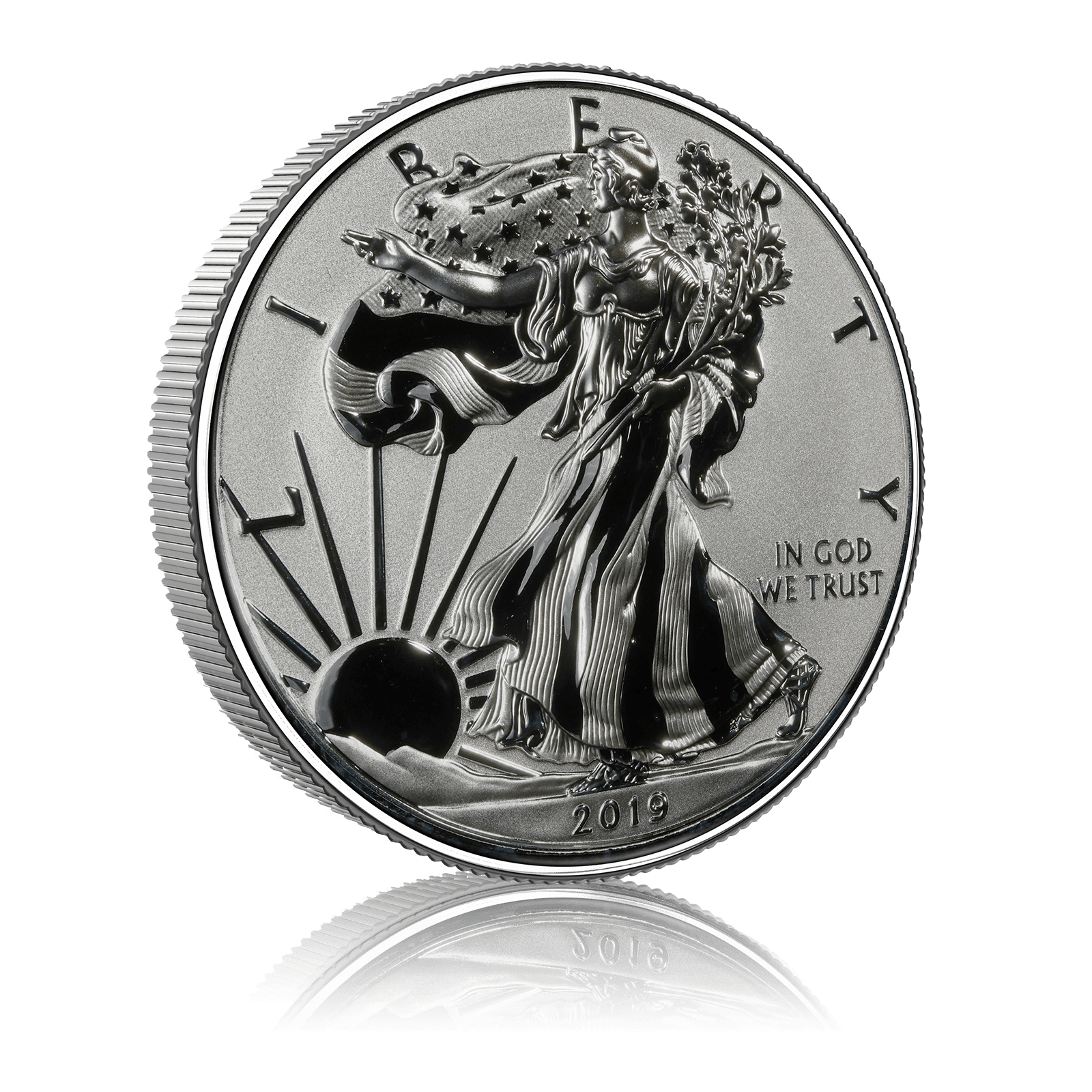 1oz Silver US Eagle Reverse Proof (2019) 4